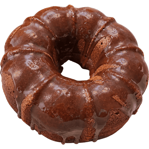 Autumn Bundt cake with caramel icing